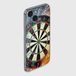 Чехол для iPhone 15 силиконовый с защитой камеры Мишень для Дартс - фото 2