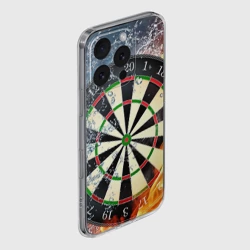 Чехол для iPhone 16 Pro Max силиконовый с защитой камеры Мишень для Дартс - фото 2