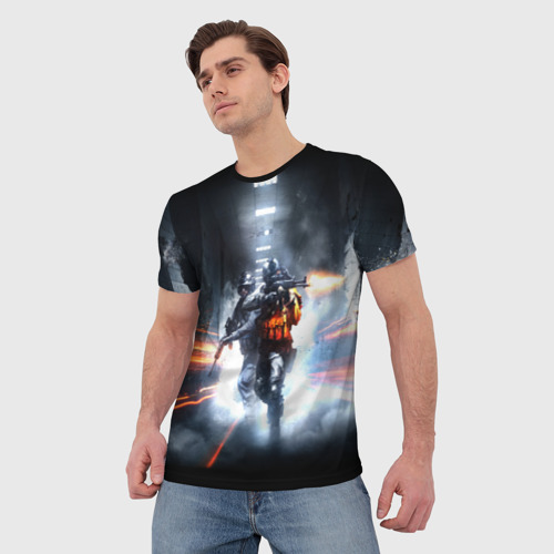 Мужская футболка 3D Battlefield Hardline - фото 3