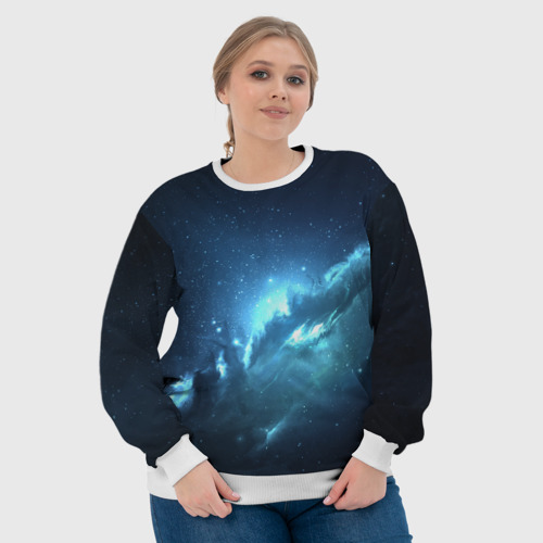 Женский свитшот 3D Atlantis Nebula, цвет 3D печать - фото 6