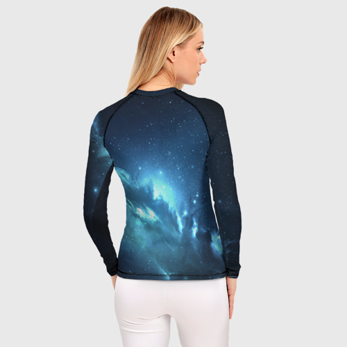 Женский рашгард 3D Atlantis Nebula, цвет 3D печать - фото 4
