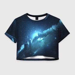 Женская футболка Crop-top 3D Atlantis Nebula