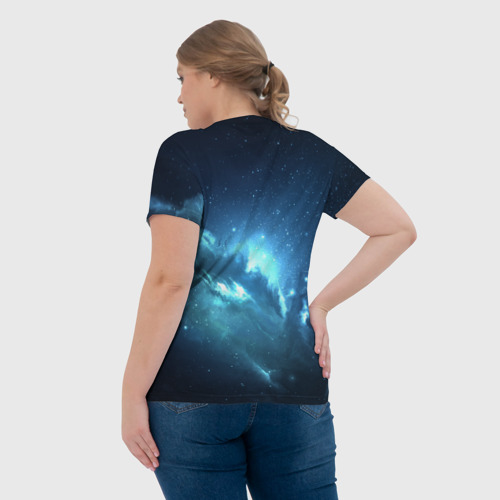 Женская футболка 3D Atlantis Nebula, цвет 3D печать - фото 7