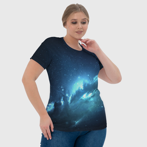 Женская футболка 3D Atlantis Nebula, цвет 3D печать - фото 6