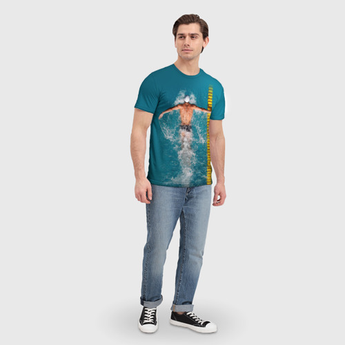 Мужская футболка 3D Баттерфляй, цвет 3D печать - фото 5