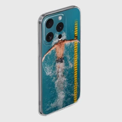 Чехол для iPhone 15 Pro Max силиконовый с защитой камеры Баттерфляй - фото 2