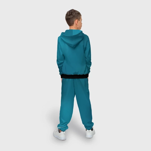 Детский костюм 3D с принтом Баттерфляй, вид сзади #2