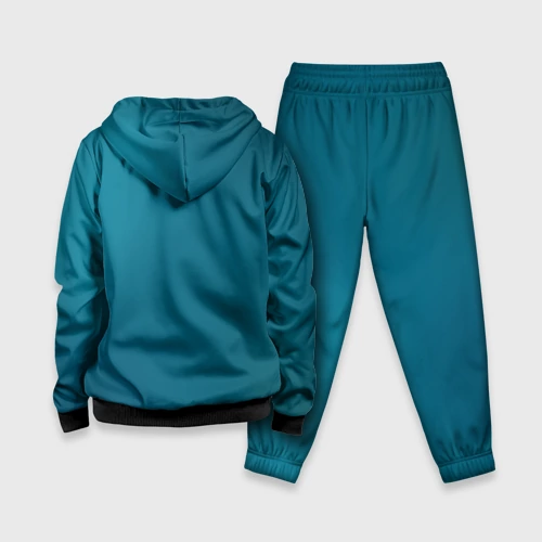 Детский костюм 3D с принтом Баттерфляй, вид сзади #1