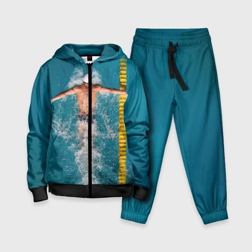 Детский костюм 3D с принтом Баттерфляй, вид спереди #2