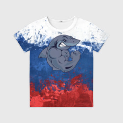 Детская футболка 3D Акула