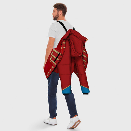 Мужская зимняя куртка 3D Пиджак Майкла Джексона, цвет красный - фото 5
