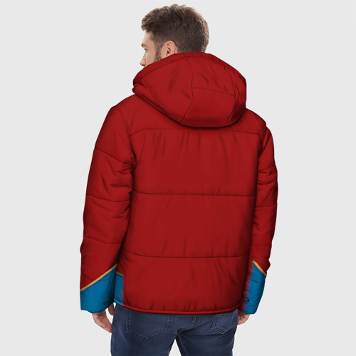 Мужская зимняя куртка 3D Пиджак Майкла Джексона, цвет красный - фото 4
