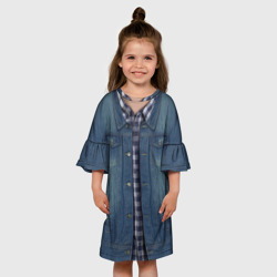 Детское платье 3D Джинсовка - фото 2