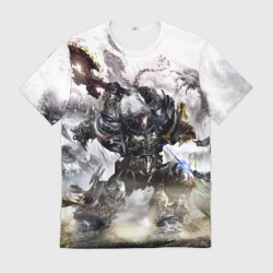 Мужская футболка 3D Космоволк