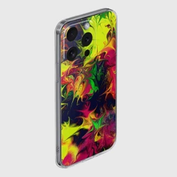 Чехол для iPhone 15 Pro Max силиконовый с защитой камеры Кислота - фото 2