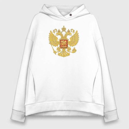 Женское худи Oversize хлопок Двуглавый