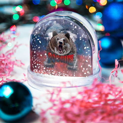 Игрушка Снежный шар Русский медведь - фото 3