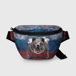 Поясная сумка 3D Русский медведь