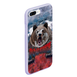 Чехол для iPhone 7Plus/8 Plus матовый Русский медведь - фото 2
