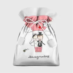 Молодожены на воздушном шаое