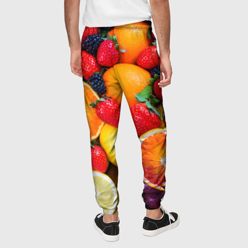 Мужские брюки 3D Мультифрукт, цвет 3D печать - фото 5