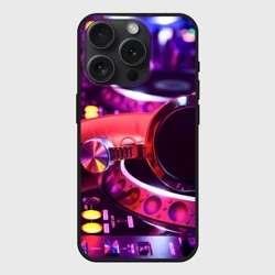 Чехол силиконовый для Apple iPhone 15 Pro Мax матовый DJ Mix