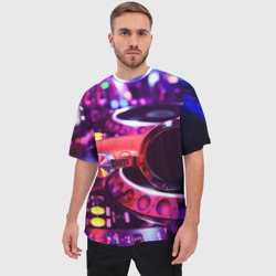 Мужская футболка oversize 3D DJ Mix - фото 2