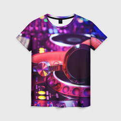 Женская футболка 3D DJ Mix