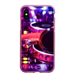 Чехол для iPhone XS Max матовый DJ Mix