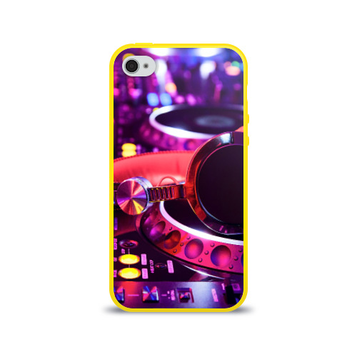Чехол для Apple iPhone 4/4S силиконовый глянцевый DJ Mix Фото 01 Чехол для Apple iPhone 4/4S силиконовый глянцевый DJ Mix Фото 01