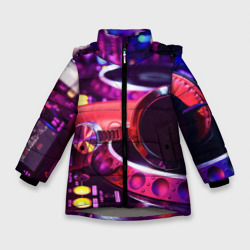 Зимняя куртка для девочек 3D DJ Mix