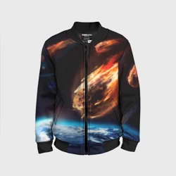 Детский бомбер 3D Метеориты