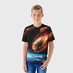 Детская футболка 3D Метеориты - фото 2