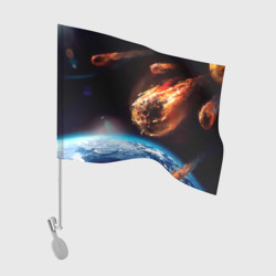 Флаг для автомобиля Метеориты