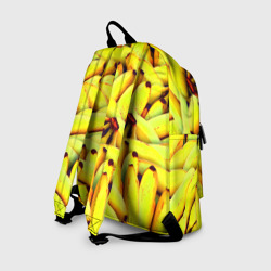 Рюкзак с принтом Банана для любого человека, вид сзади №1. Цвет основы: белый