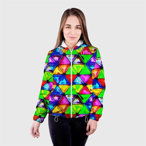 Женская куртка 3D Треугольник - фото 3