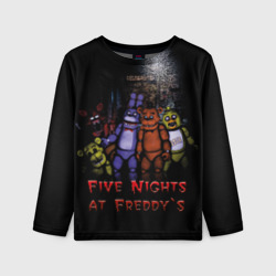 Детский лонгслив 3D Five Nights At Freddy's