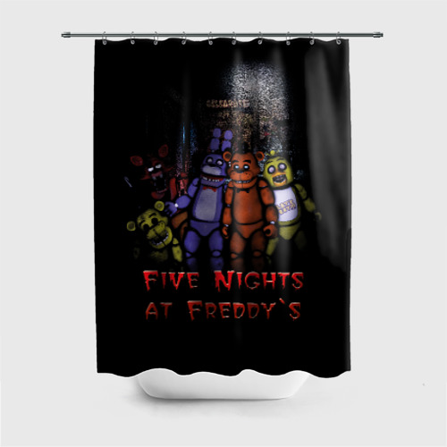 Штора 3D для ванной Five Nights At Freddy's