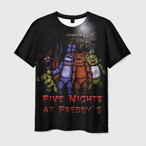 Мужская футболка 3D Five Nights At Freddy's, цвет 3D печать