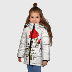 Зимняя куртка для девочек 3D Самая лучшая сестра - фото 2