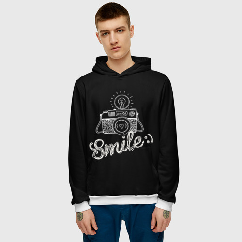 Мужская толстовка 3D Smile - фото 3