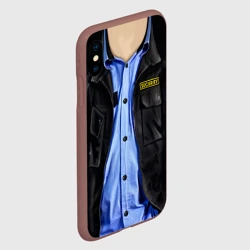 Чехол для iPhone XS Max матовый Форма security - фото 2