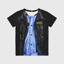 Детская футболка 3D Форма security