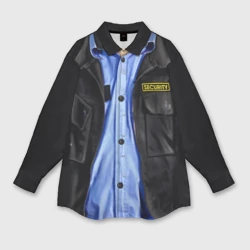 Женская рубашка oversize 3D Форма security