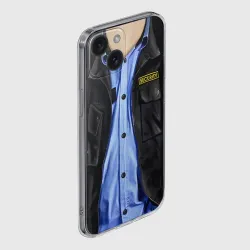 Чехол для iPhone 15 силиконовый с защитой камеры Форма security - фото 2