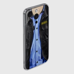 Чехол для iPhone 15 Pro Max силиконовый с защитой камеры Форма security - фото 2