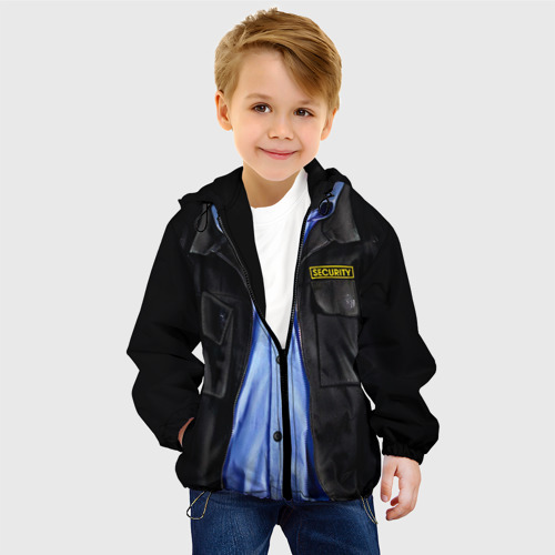Детская куртка 3D Форма security, цвет черный - фото 3