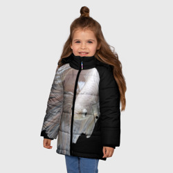 Зимняя куртка для девочек 3D Бойцовая рыбка - фото 2