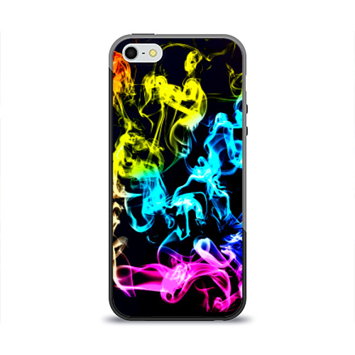 Чехол для Apple iPhone 5/5S силиконовый глянцевый Дым Фото 01 Чехол для Apple iPhone 5/5S силиконовый глянцевый Дым Фото 01