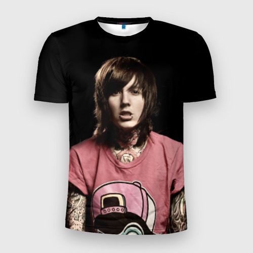 Мужская футболка 3D Slim Oliver Sykes, цвет 3D печать